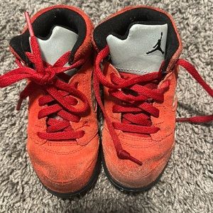 Red Jordan’s size 9